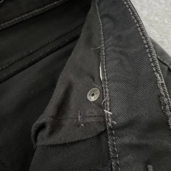 ZARA Jeans Womens 6 28w Black Skinny Pants Slim Fit Mid Rise Stretch Casual - Picture 6 of 12